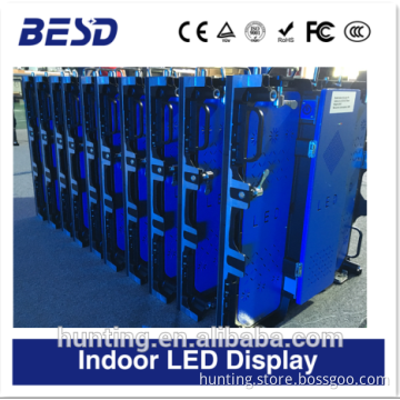 BESD high level P2.5 P3 P4 aluminum die casting indoor led screen led video wall panel